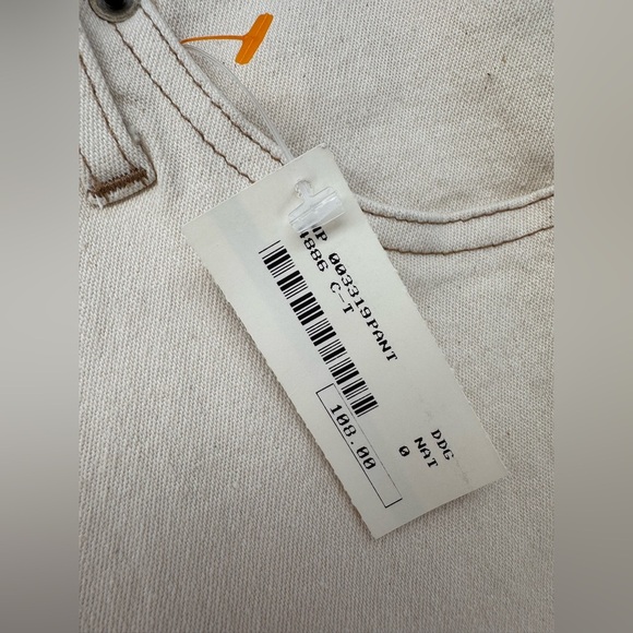 D’Jeans by Donna Degnan Natural Raw Straight Ecru Jeans, NWT - Picture 4 of 9